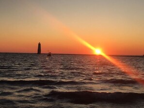 Glorious sunsets appearing nightly.