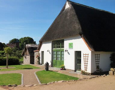 Beautiful thatched cottage amidst the nature park "Lauenburg Lakes"