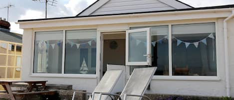 Seapray Cottage from the beach