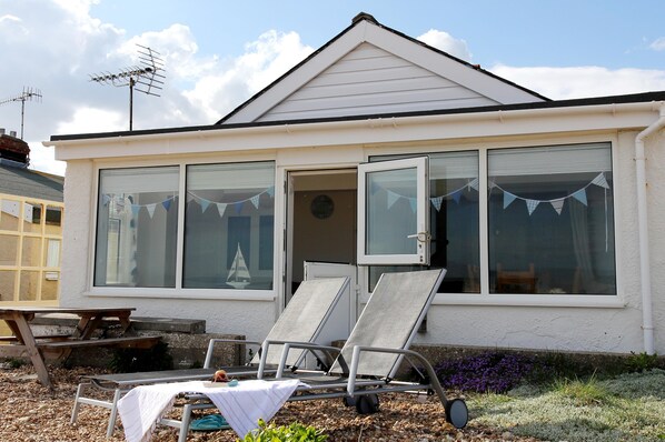 Seapray Cottage from the beach