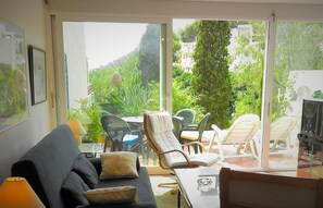 Terrace view from living room