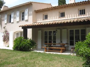 South side of the house