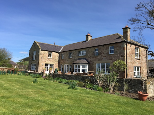 View of Tilery House and Annexe from the garden