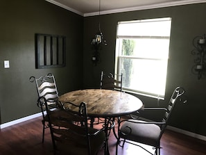 Breakfast nook (a great work space, puzzle table, laundry spot, etc)