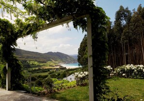 Garden with view of beach