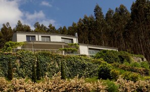 House and garden from the street