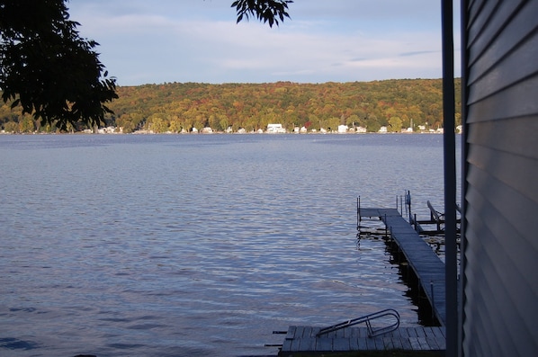 Side yard, entry view