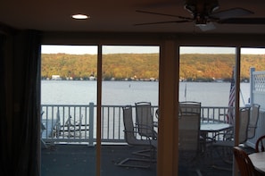 View of lake from Kitchen
