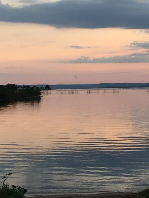 Walk down to the Beautiful lake front 100 yards from your cabin!