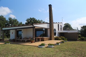 The sun terrace.