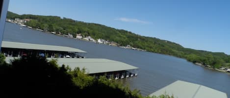 View from screened-in porch