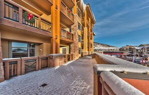 View of the gondola from the patio