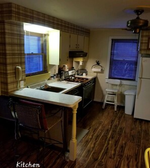 spacious well equipped kitchen