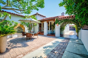 Private front courtyard. 