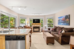A view of the living room.