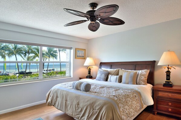 master bedroom with ocean view
