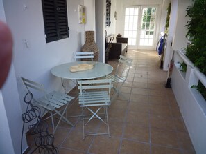 shady seating if it gets to hot