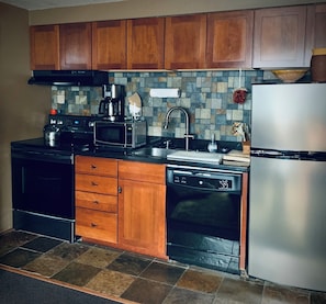 Kitchen fully outfitted