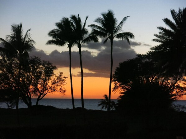 Sunset from the lanai.