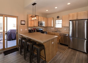 Well stocked kitchen