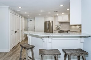 View of Kitchen - Bar Area