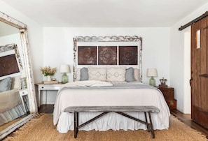 Master Bedroom with plush king bed and premium linens