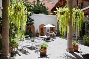 Courtyard with fountain