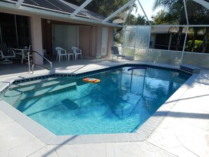 The pool and lanai
