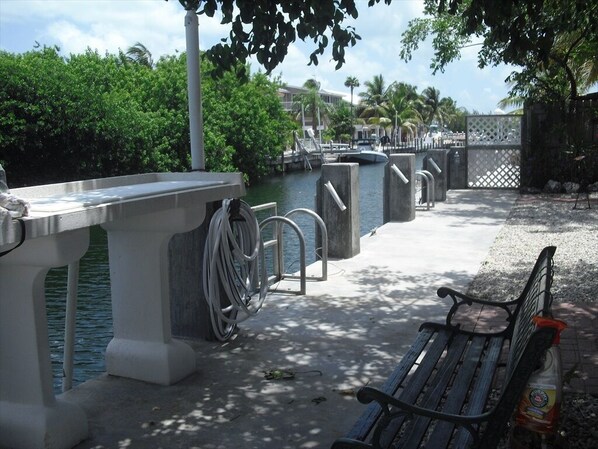 beautiful clean gulf side canal/5 minutes to open water