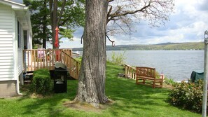 View of north end of lake from front lawn.