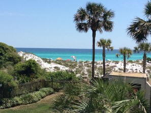 VIEW FROM BALCONY SUGAR WHITE BEACHES 