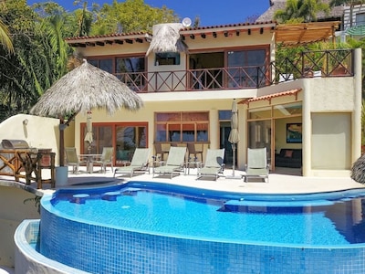 4HAB, 5BA, Sunset Ocean Views, Piscina climatizada, Wi-Fi grande, Villa privada