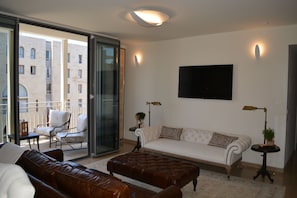 Living Room and Balcony.