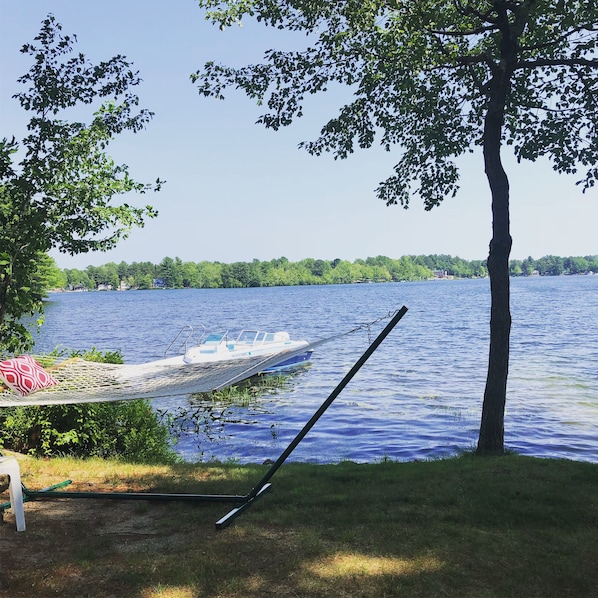 Lounge on the hammock