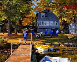 Fall colors from the dock