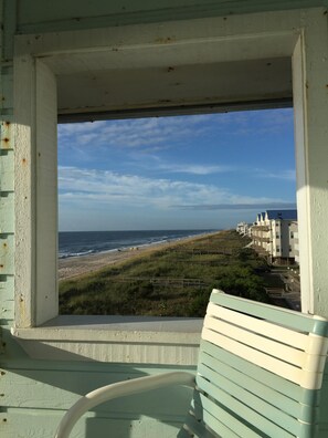 side view from the deck