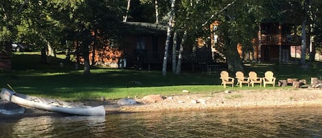 Cabin 1, Beach and Fire Pit