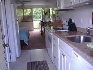 Entry with Fully Equipped Kitchen.  Granite counter top.