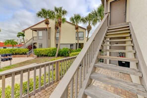Stairs leading to the condo
