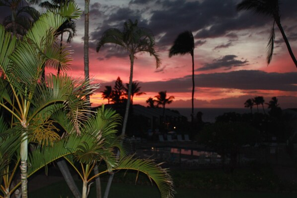 Maui Beautiful Sunset from private lanai