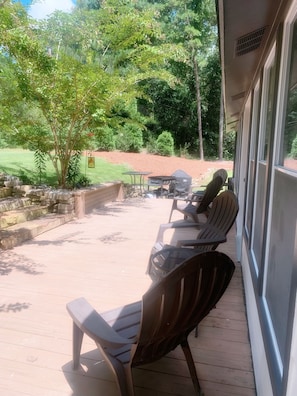 Back Large Deck of the Powledge House