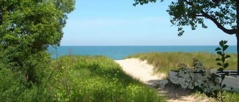 Path to the Lake Michigan