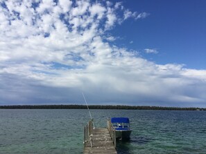 The view from our dock. 