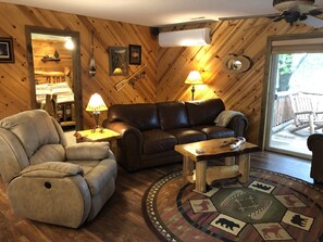 Comfortable leather seating and new power recliner