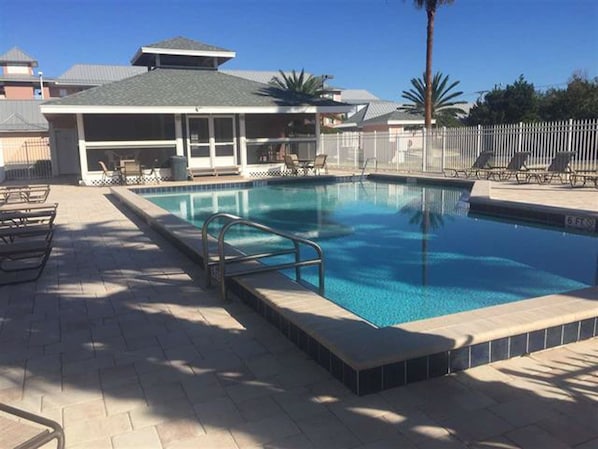 Private Pool just steps away from condo!