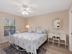 Master bedroom with King bed