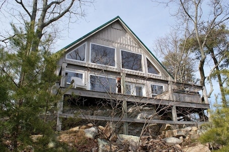 Our Wall of Windows the brings the outdoors in! You can see for miles!!