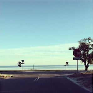 Street View from the cottage to the beach