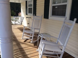 Relaxing front porch