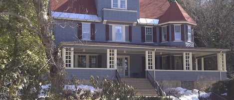 Front view of the house